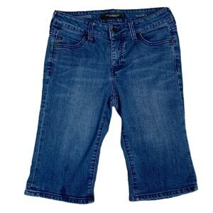 Liverpool Women's Shorts Bermuda Denim Jean 11” Inseam Medium Wash Size 0/25